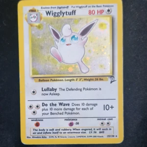 Wigglytuff - Rare holo 19/130  Skickas i sleeve och top holder 