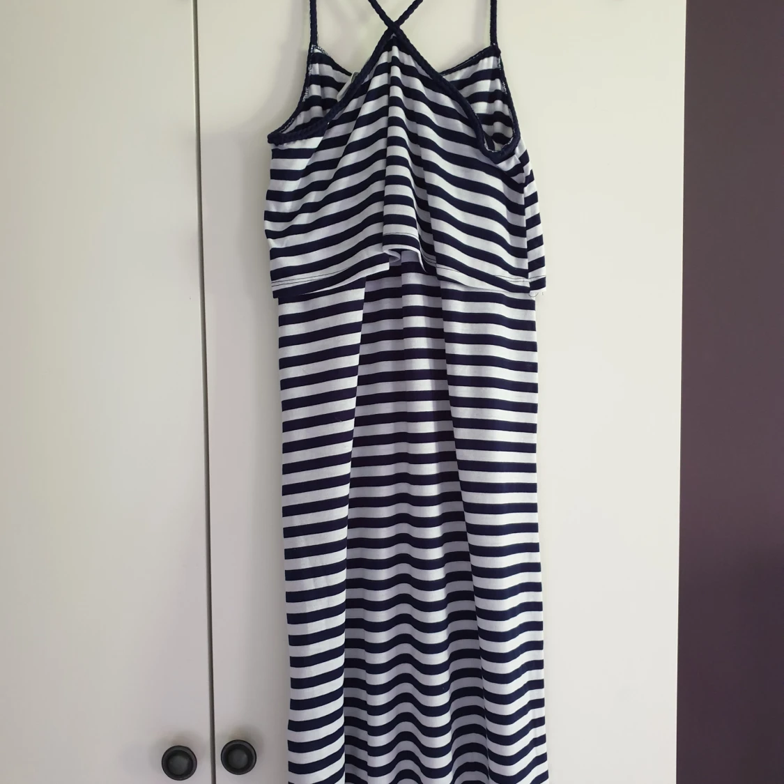 Randig sommarklänning - 92