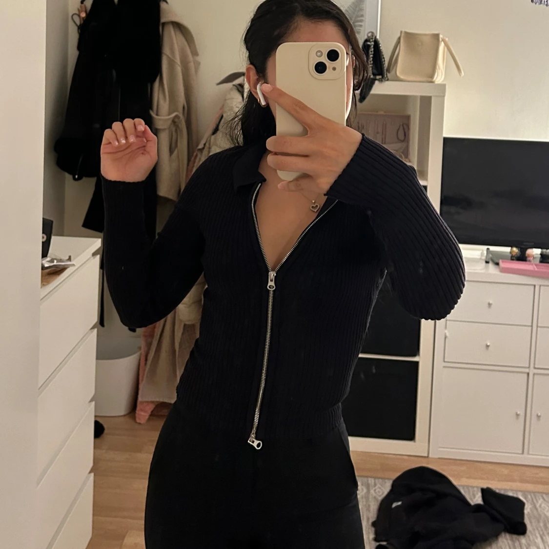 Tröja med dragkedja