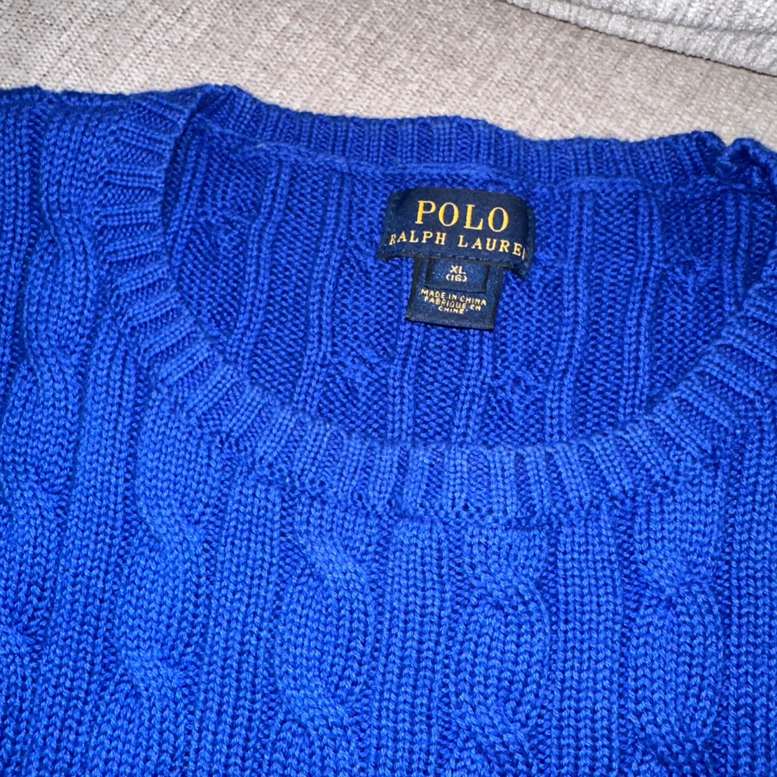 Ralph lauren stickad tröja - 90