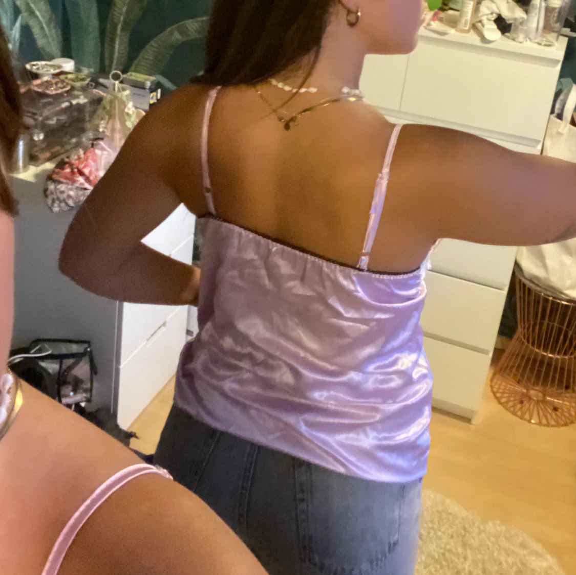 Lila ”satintopp” - 93