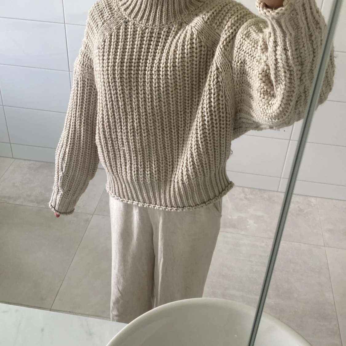 Turtleneck stickad tröja! - 91