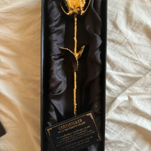 Guldros - Ros doppad i äkta 24k guld