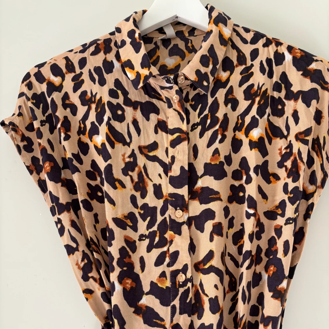 Leopard print klänning  - 90