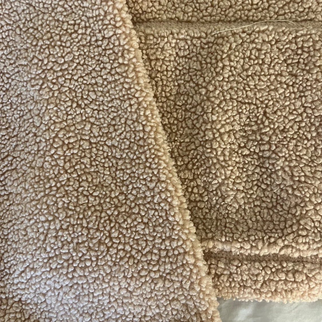 Beige teddyjacka - 91