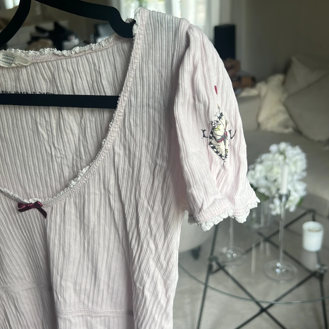 Ljusrosa topp oddmolly  - 90