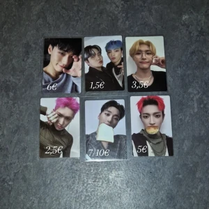 Kpop photocards - PRISER I EURO 💓 Changmin, och båda mingi är sålda! De pcs på sista bilden är qyop. Kan sänka priser också, kontaka mig bara så pratar vi. instagram: meowrinoo 