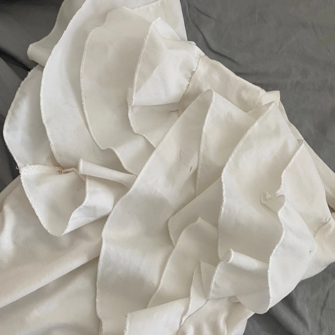 Vit volang blus - 90