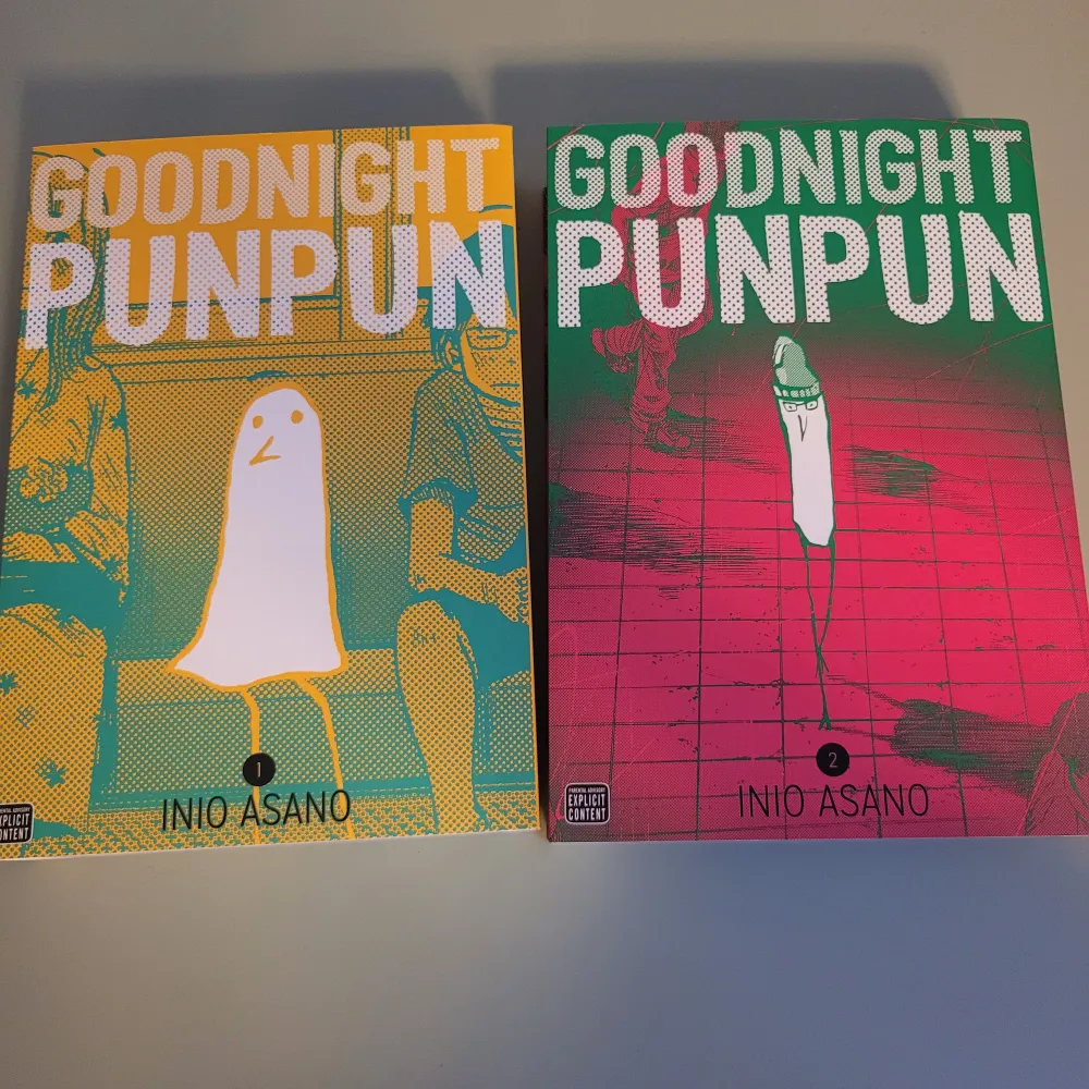 Helt oanvända manga på engelska, 1&2 i serien goodnight punpun. Meddela mig om du är intresserad så väger jag ut fraktpriset :). Övrigt.