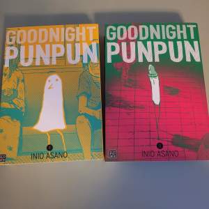 Helt oanvända manga på engelska, 1&2 i serien goodnight punpun. Meddela mig om du är intresserad så väger jag ut fraktpriset :)