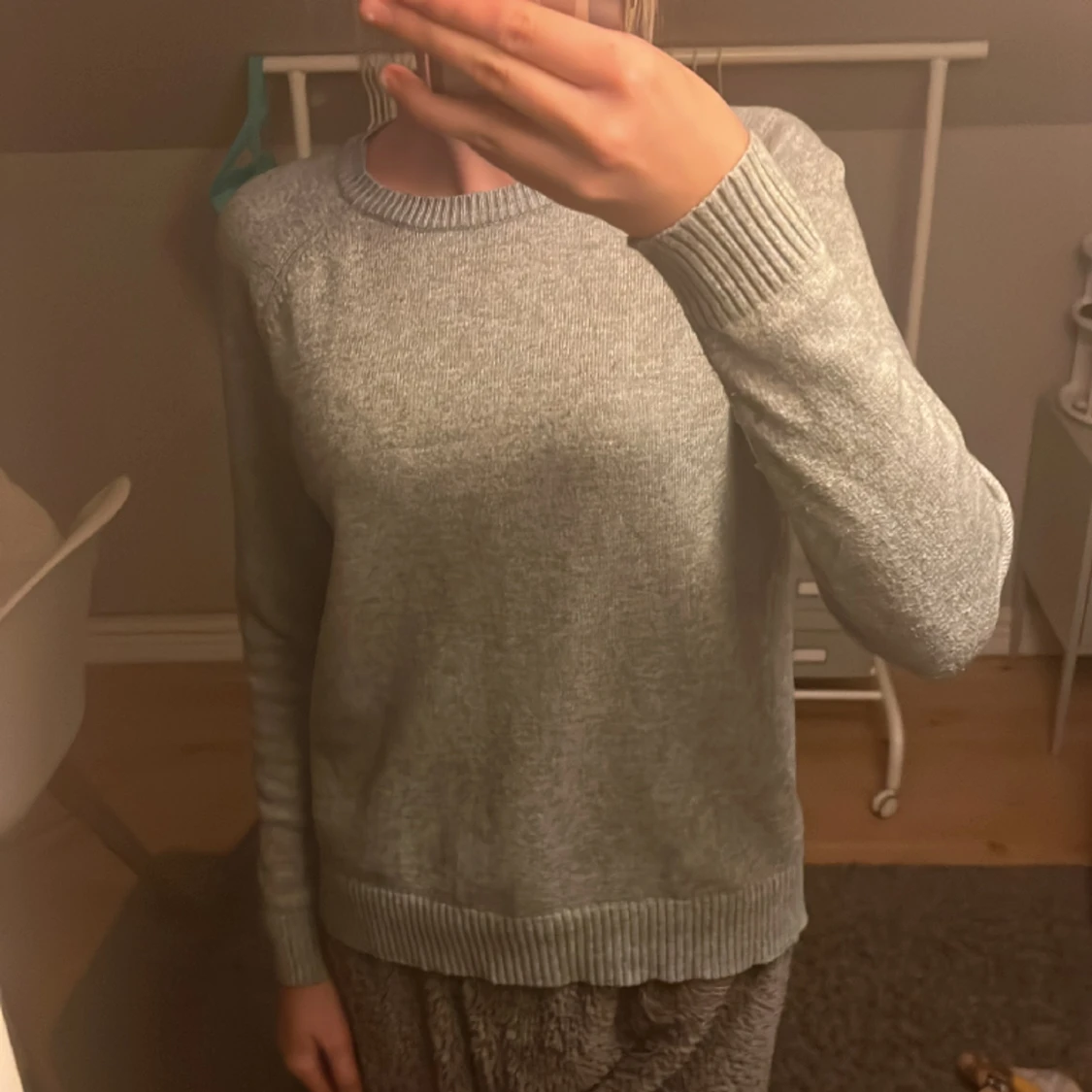 grön stickad tröja 🥰