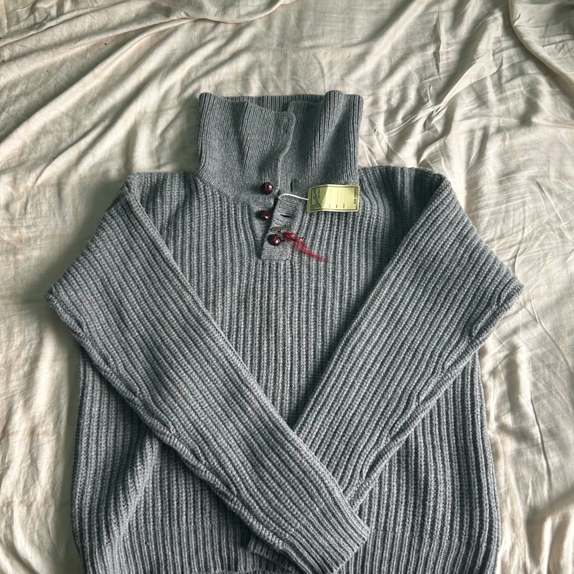 Levi’s button pull thru