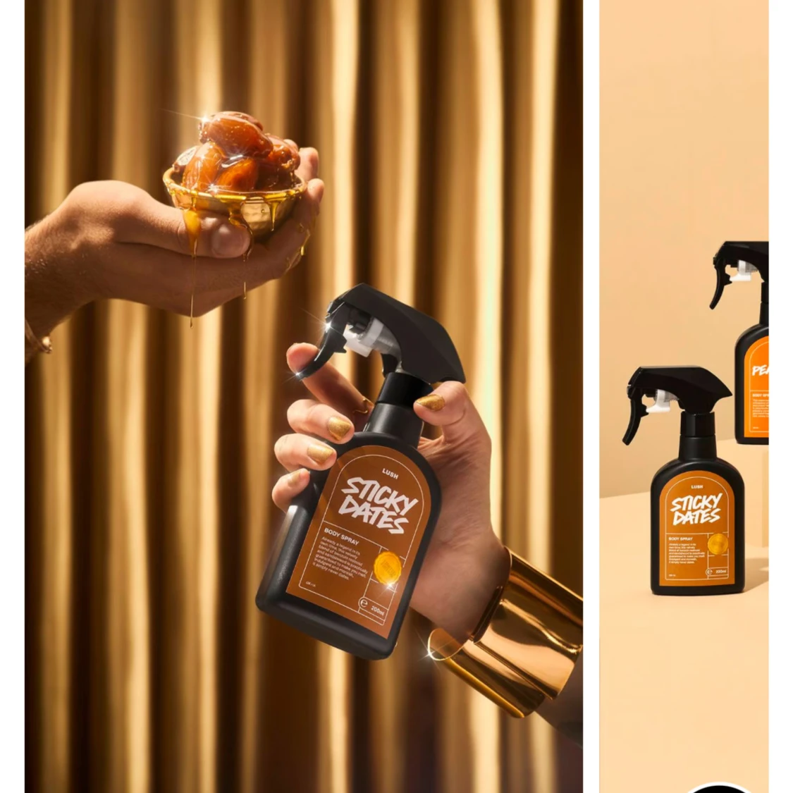 Sticky dates body spray