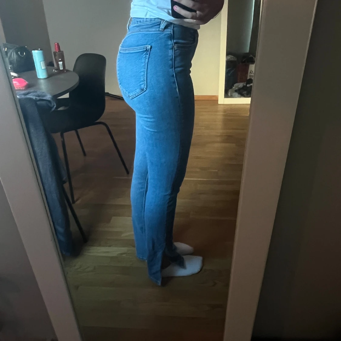 Jeans med slits - 90