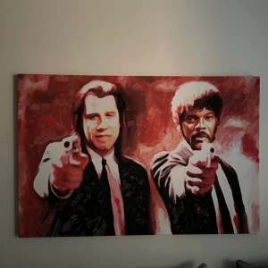 Canvastavla - Pulp Fiction  - Helt nyskick och tavlan är målad för hand kostnad, kostar 1400kr 