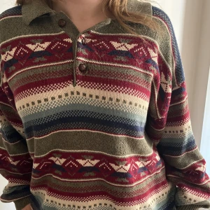 Mysig tröja jag köpte på second hand - Stickad tröja overzised fit  