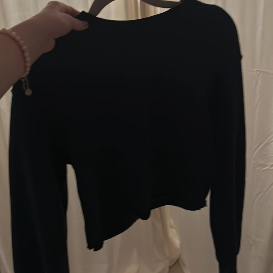 Mörkblå tjocktröja💙 - 90