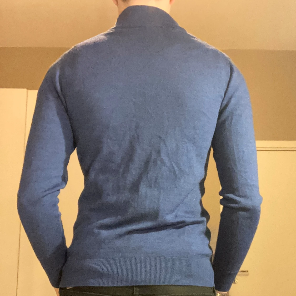 Half zip i 100% merino ull - 91