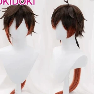 Genshin Zhongli Cosplay Wig - Selling my Zhongli Wig cause I never fot a cosplay. Send DM at interest. Can meet up at Malmö C or Närcon Summer