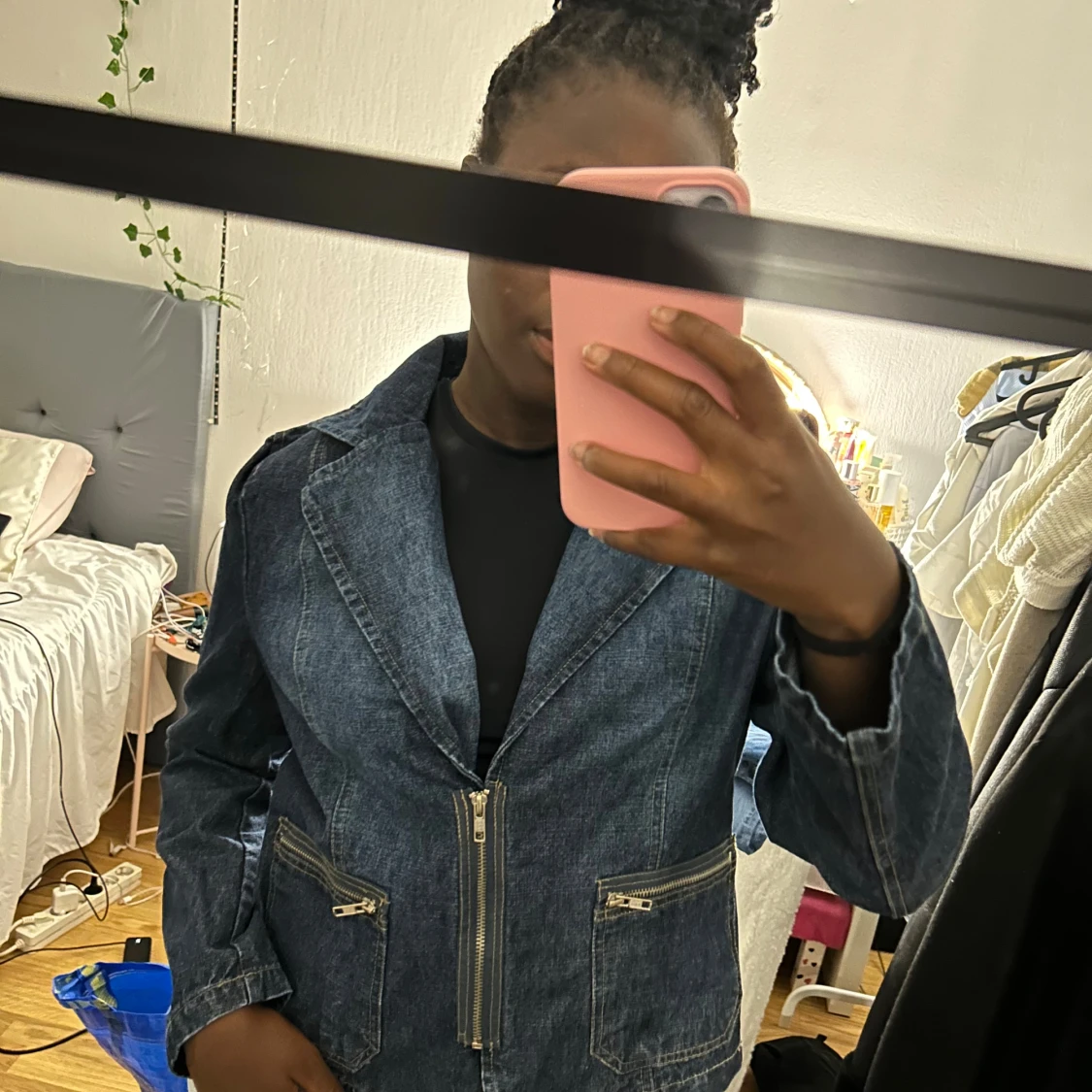 Vintage jeans jacka - 90