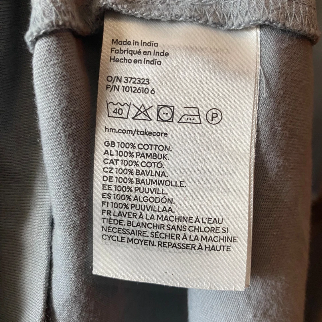 Grå långärmad tröja  - 92