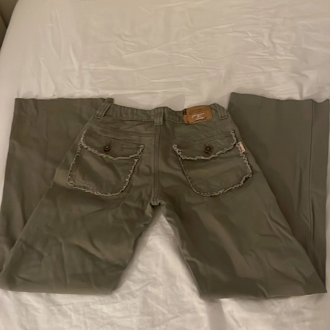 Mörkgröna jeans - 90