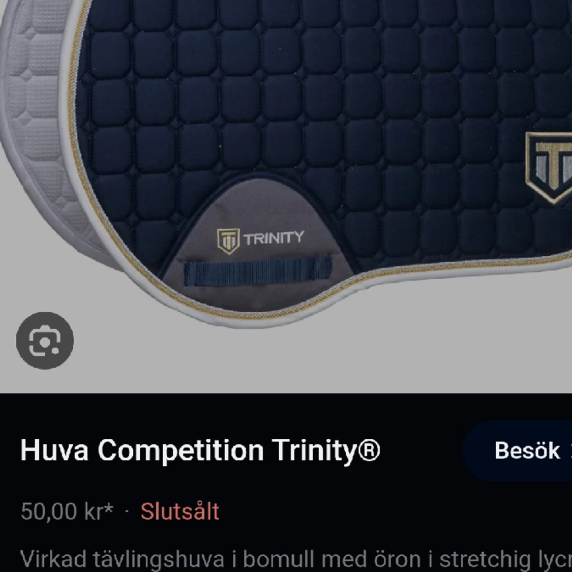 SÖKER trinity blå competition huva - 90