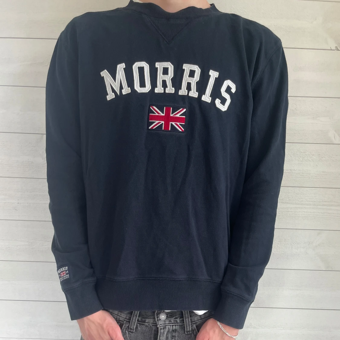 Mörkblå Morris sweatshirt 