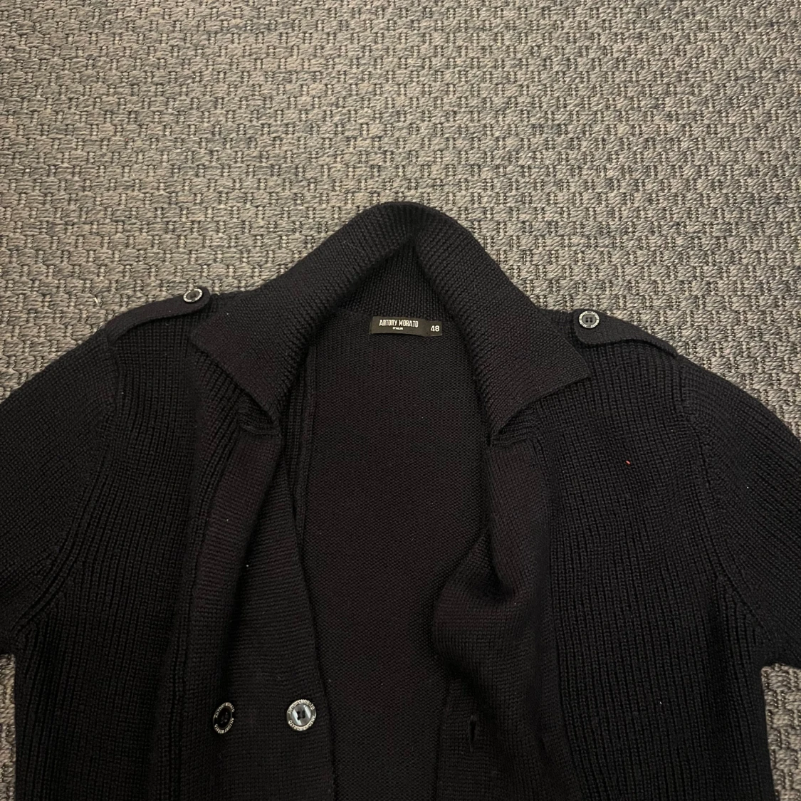Svart stickad kofta från Antony Morato - 2