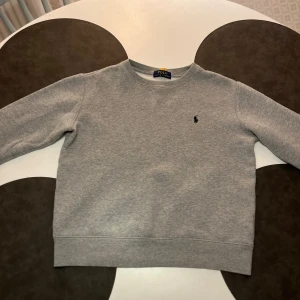 Polo ralph lauren tröja - Säljer min gråa polo Ralph Lauren tröja för att jag har växt ut den. Den är i RIKTIGT fint skick och sparsamt använde. Storleken är 10-12 (M) år. Nypris 1095kr. Om det är nåt ni undra sår är de bara tt skriva!!!