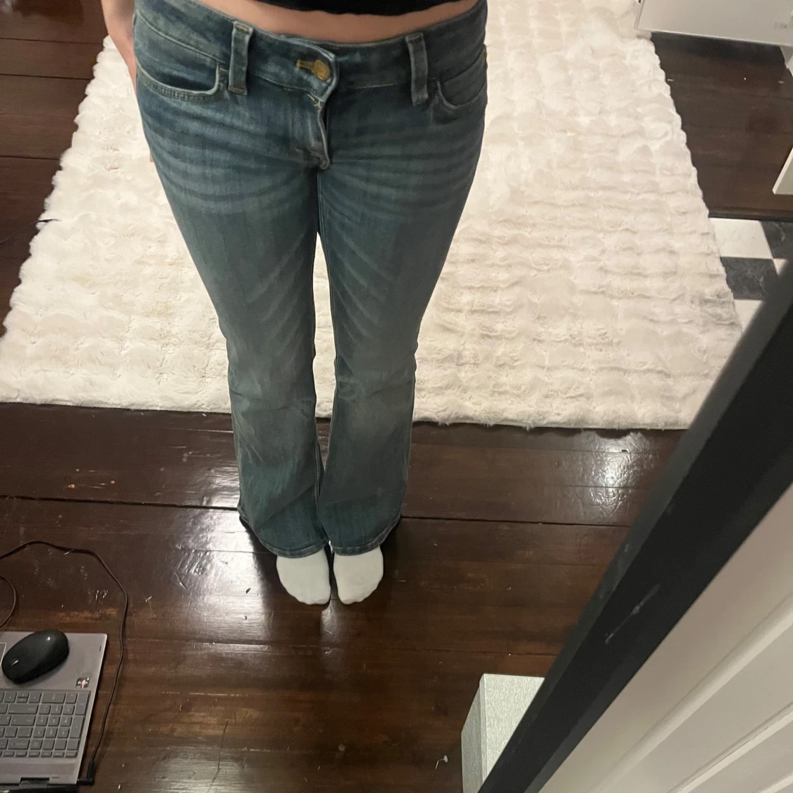 Lågmidjade jeans - 2