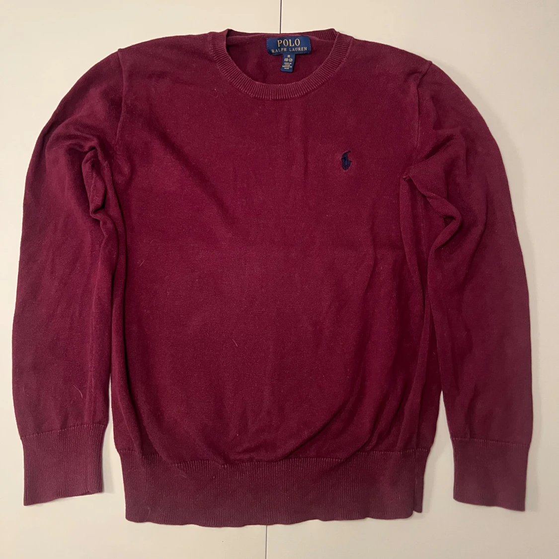 Vinröd tröja från Ralph Lauren