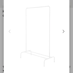 Klädstång - Säljer denna superfina simpla klädstång! Går att hämta i Gbg! Fint skick. Monterad. Pris diskuterbart ❤️