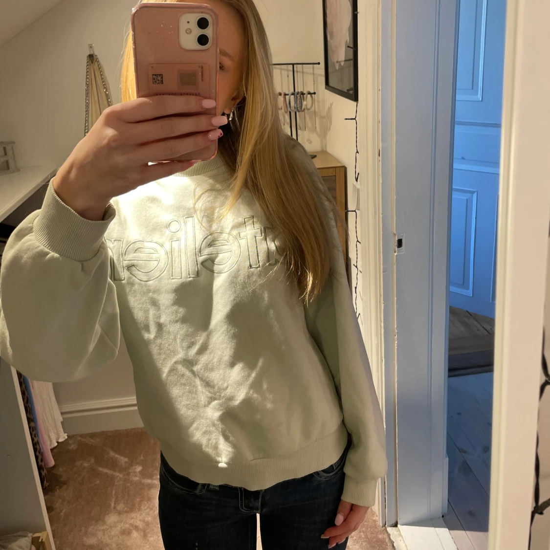 Turkos sweatshirt - 1