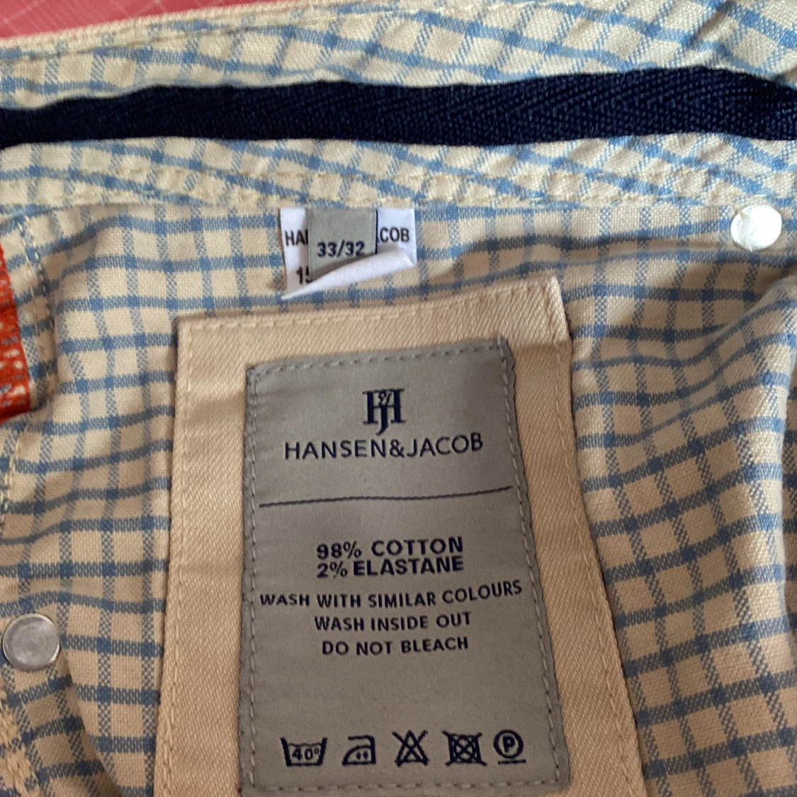 Beige chinos från Hansen & Jacob - 3