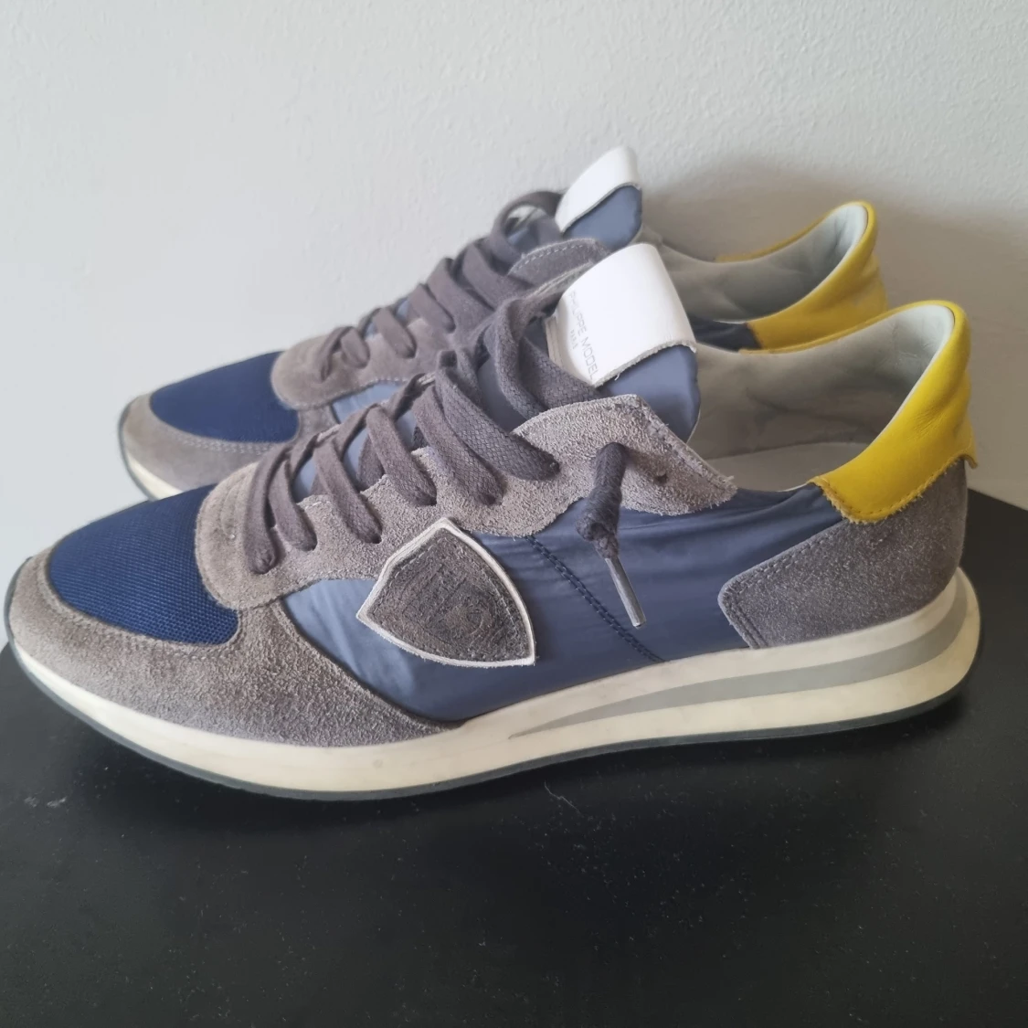 Philippe Model sneakers i blått och grått - 1