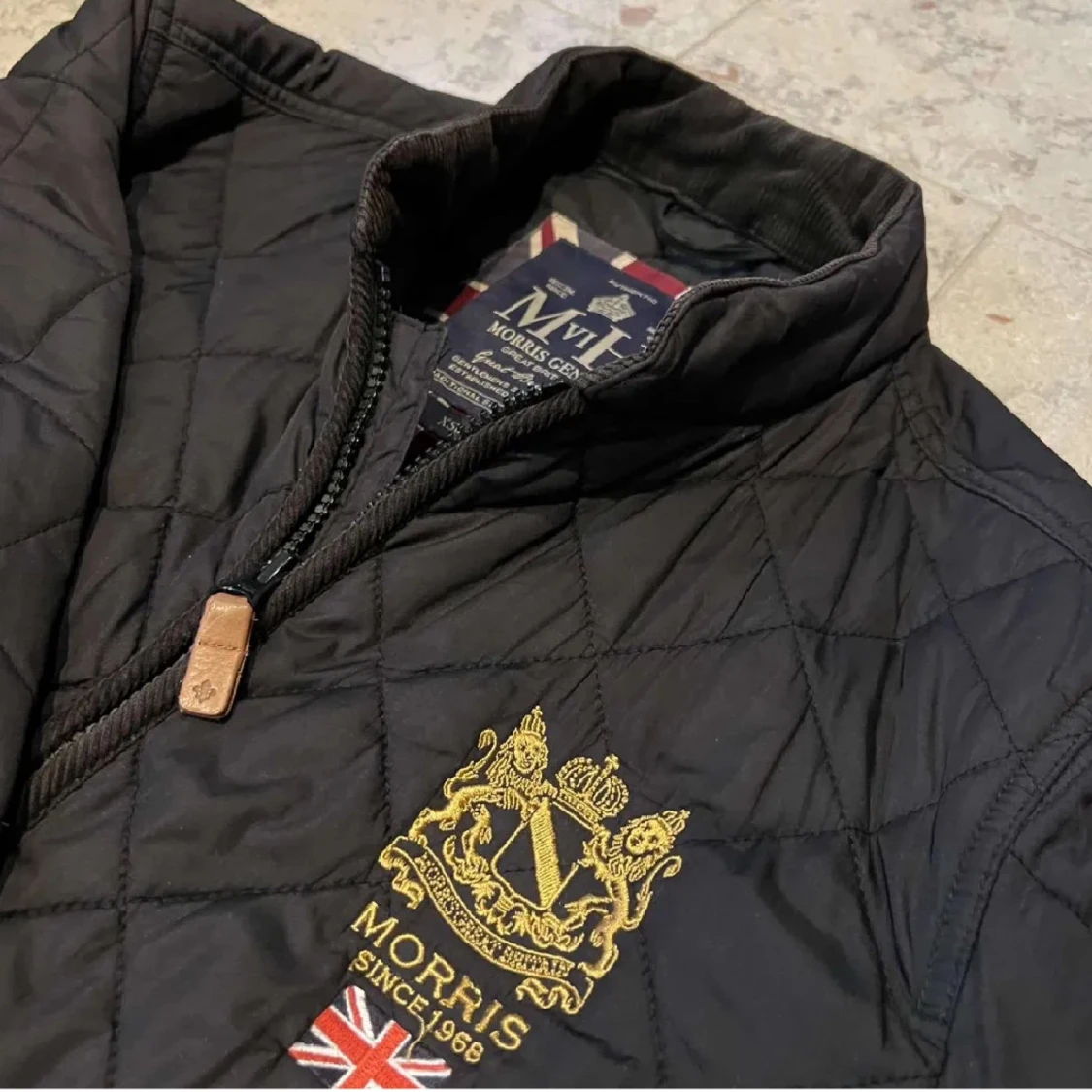 Svart quiltad jacka från Morris - 2