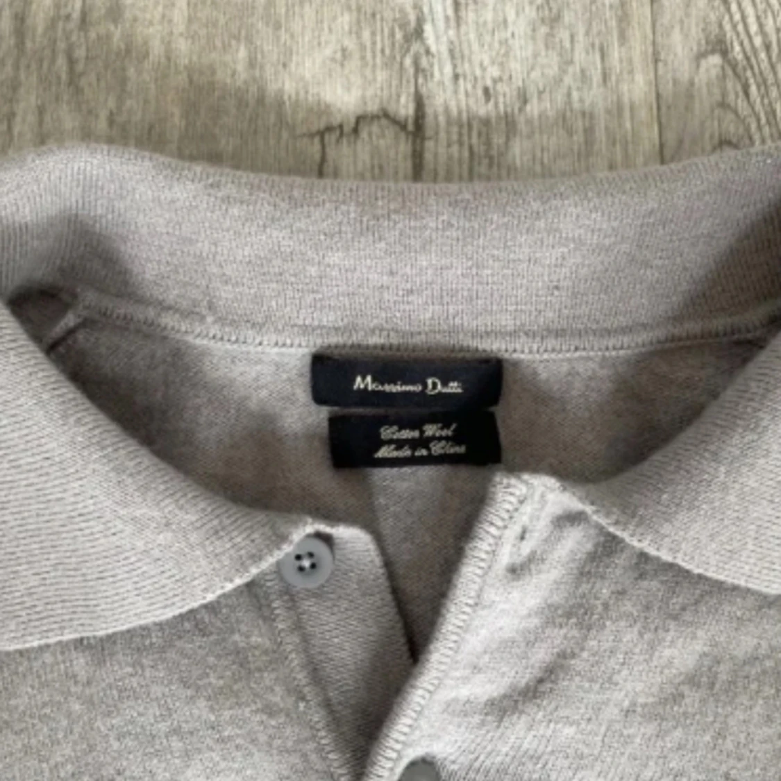 Långärmad pikétröja från Massimo Dutti - 1