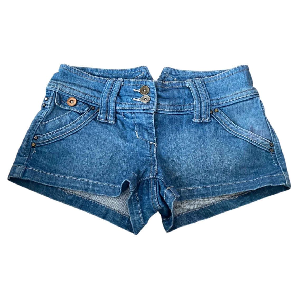 Lowrise ljusblå jeans shorts🩵 - 1