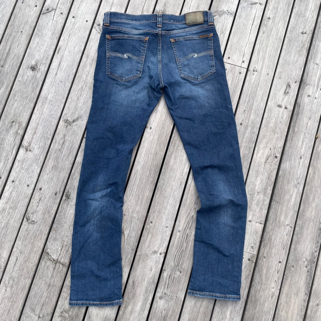 Blå Nudie Jeans - 1