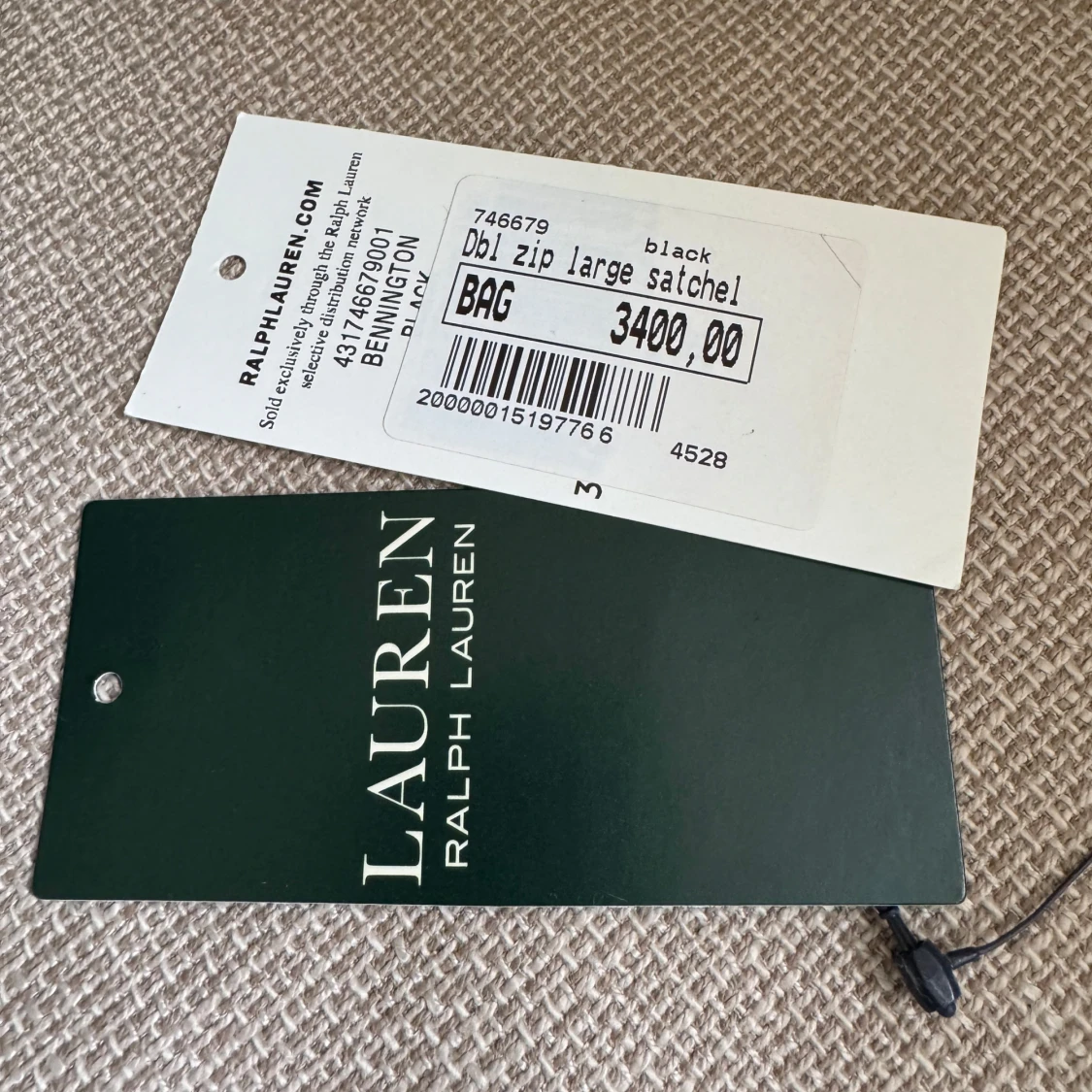 Svart handväska från Lauren Ralph Lauren - 3