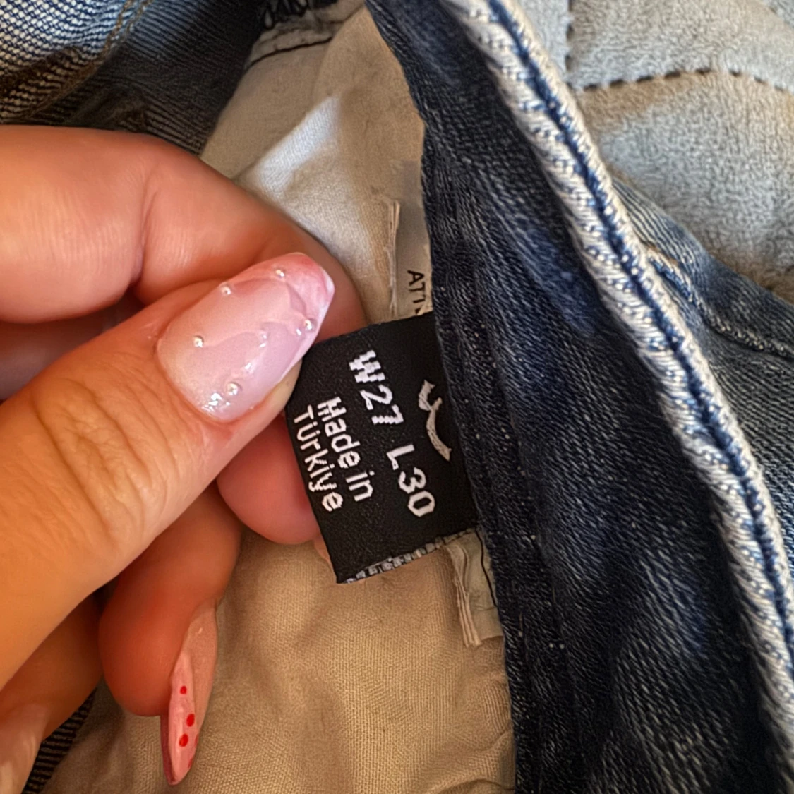 Blå bootcut jeans från LTB W27 L30 - 3