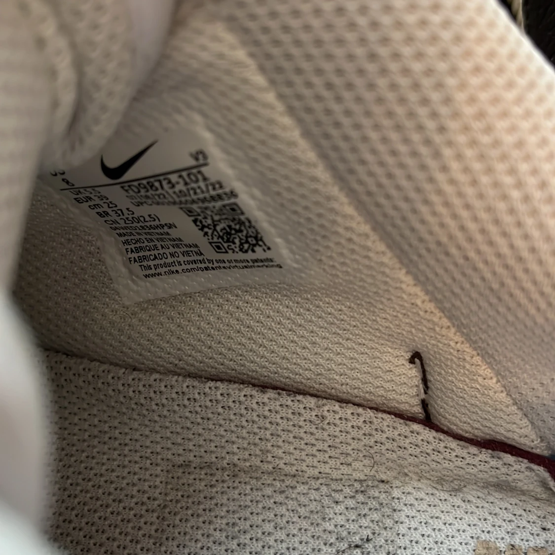 Nike Air Force 1 brun/beige sneakers - 2