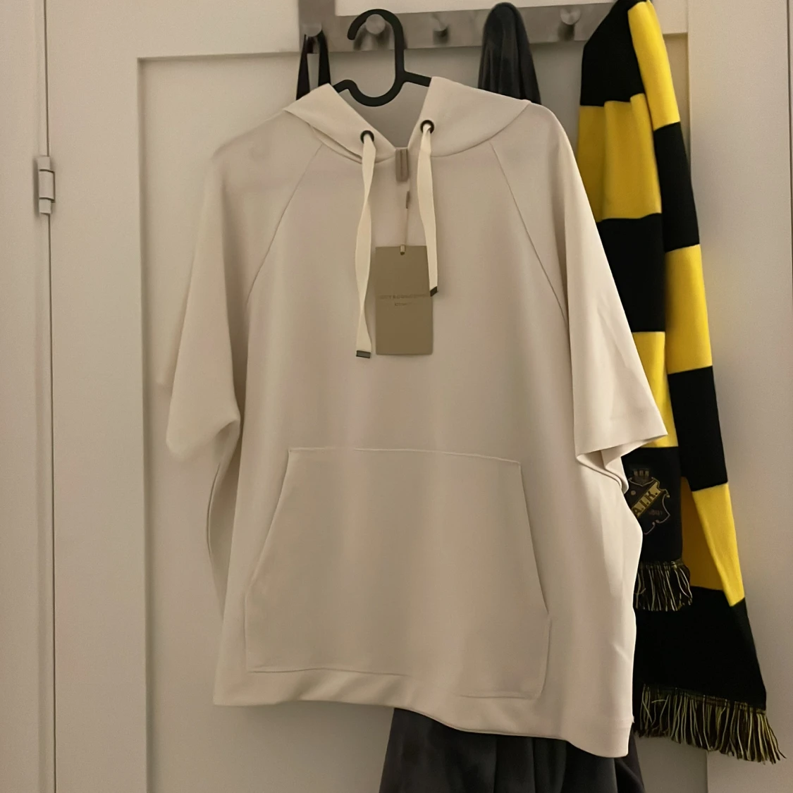 Beige hoodie från Soyaconcept S - 1