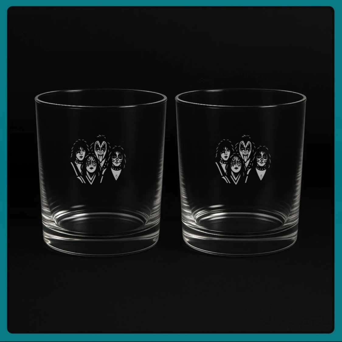 2st Whiskeyglas - KISS