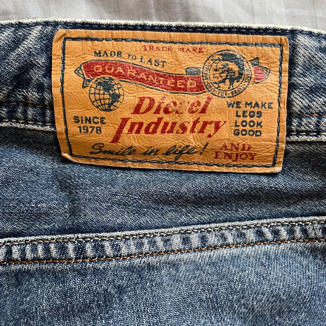 Diesel Larkee blå jeans straight fit - 3