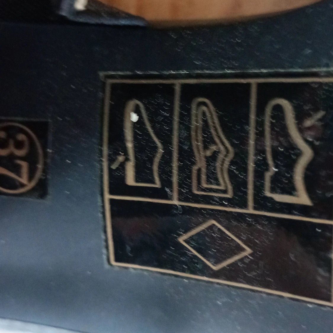 Svarta sandaler med klack från Firence - 3