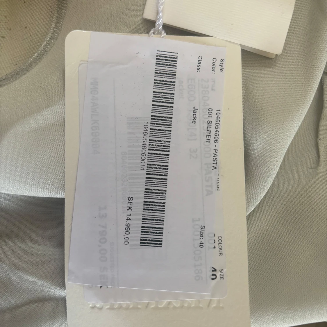 Silvriga kostymbyxor från Max Mara - 1