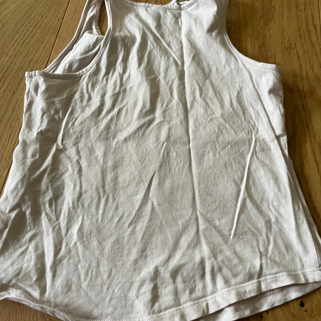 Vit linnetopp med blommigt tryck H&M - 1