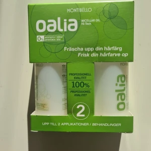 Hårtoning. Montibello Oalia Micellar Oil - Montibello Oalia Micellar Oil Hi-Tech är ett professionellt hårfärgs-kit med två flaskor för uppfräschning av hårfärg. Produkten är fri från ammoniak och lukt. Passar dig som vill ha en fräsch och naturlig hårfärg med micellär teknologi.